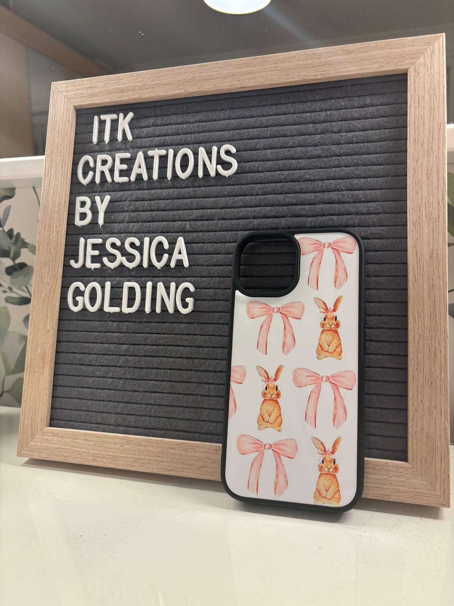 Bunny phone case and tumbler set