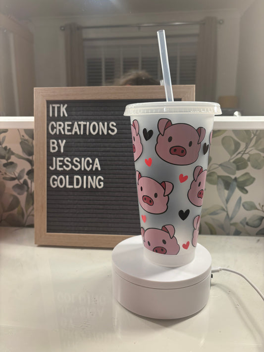 Piggie 24oz cold cup